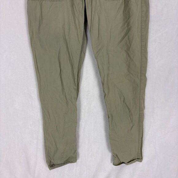 Abercrombie & Fitch Green High Waisted Skinny Leg Pants Size XS Short - Picture 3 of 11
